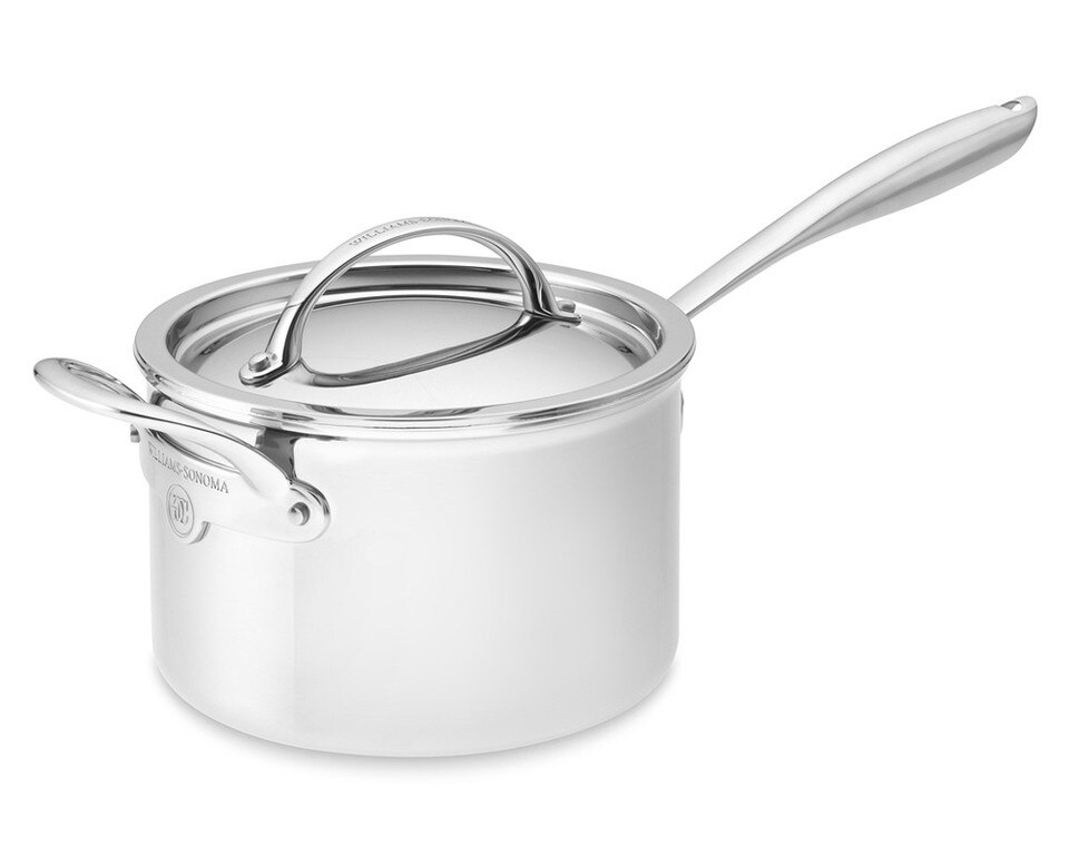 Williams Sonoma ThermoClad™ StainlessSteel Saucepan Williams Sonoma